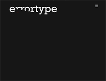 Tablet Screenshot of errortype.com